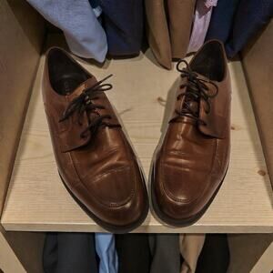 Cole Haan Mens 9.5 M C24044 Brown Dustin Apron Ox II Leather Oxford Shoes